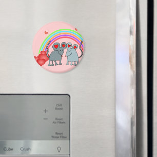 Mice in Love Valentines Magnet
