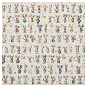 Mice Magic Mice Cartoon Kids Fabric