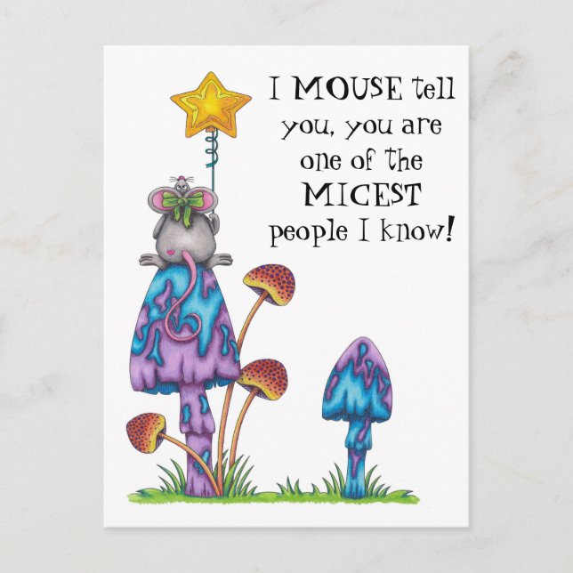 Micest People I Know! Postcard (Front)