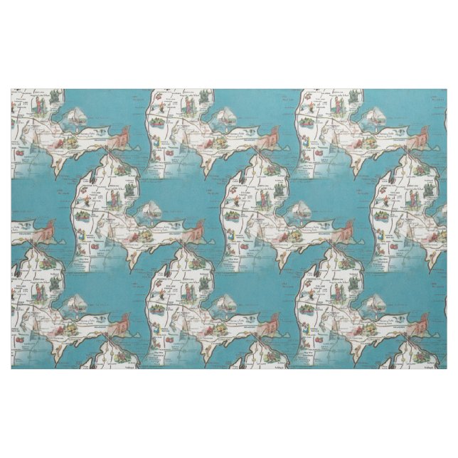 Mich Again Fabric (Fat Quarter)