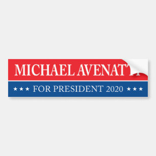 Michael Avenatti For President 2020 Bumper Sticker