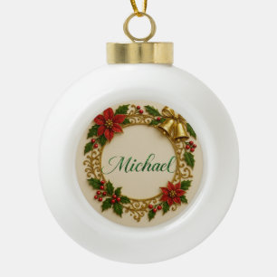 Michael Christmas Ornament – Personalized Keepsake