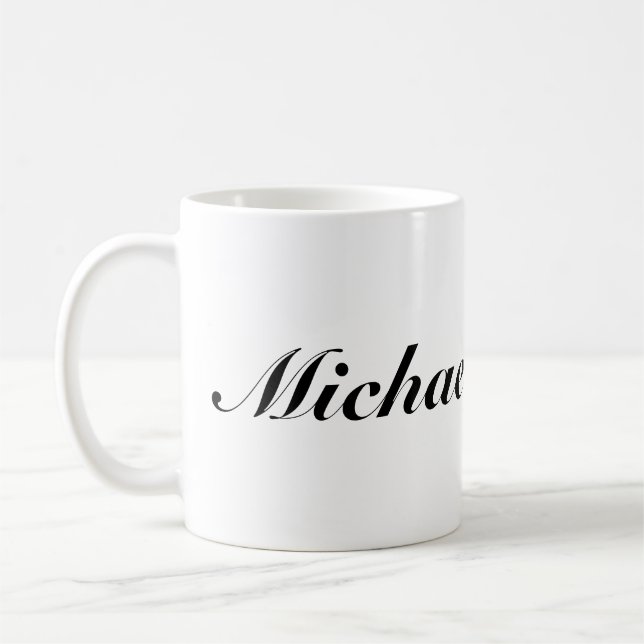 Michael Coffee Mug (Left)