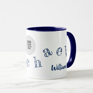 Michael Custom Name Photo Mug