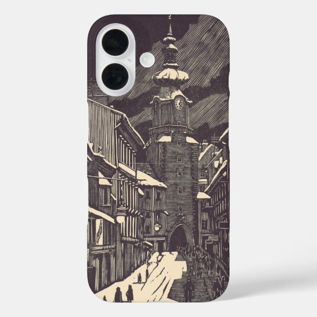 Michael Gate in Bratislava Medieval Tower Case-Mate iPhone Case (Back)