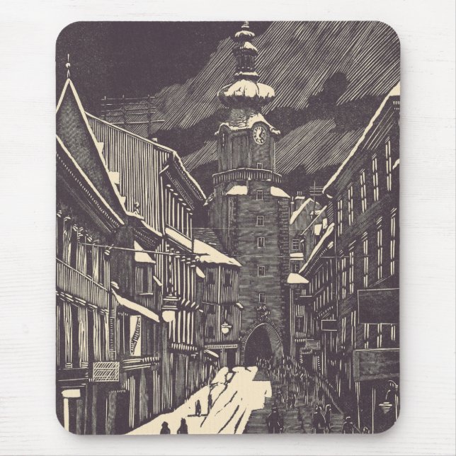 Michael Gate in Bratislava Medieval Tower Mouse Pad (Front)