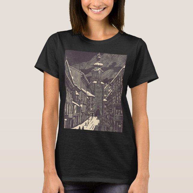 Michael Gate in Bratislava Medieval Tower T-Shirt (Front)