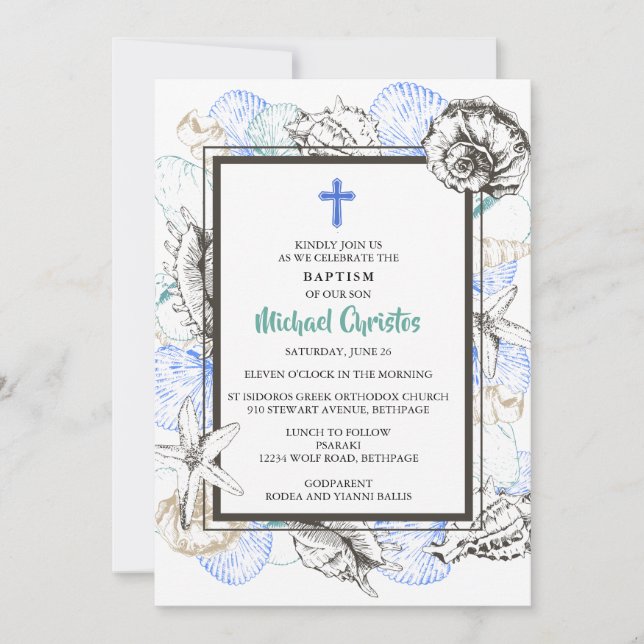 Michael Invitation One (Front)