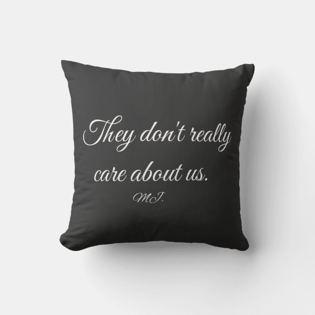 Michael Jackson lyrics  Cushion (Front)