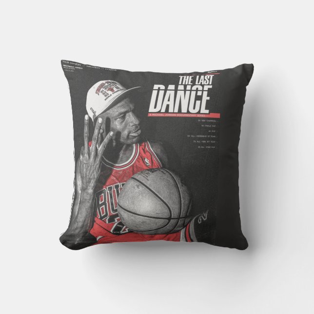 Michael Jordan Triple Champion Cushion (Front)