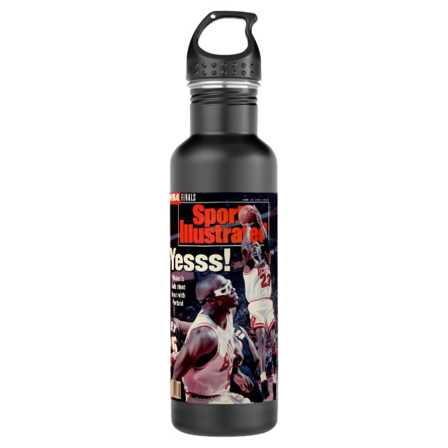 michael jordannnn 710 ml water bottle (Front)