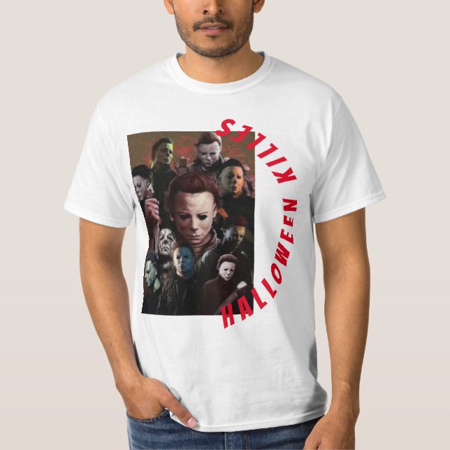 Michael myers halloween T-Shirt for men (Front)