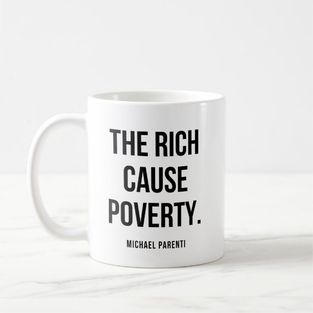 Michael Parenti quote Coffee Mug (Left)
