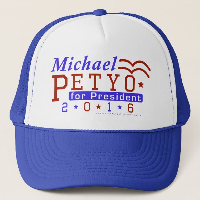 Michael Petyo President 2016 Election Republican Trucker Hat (Front)
