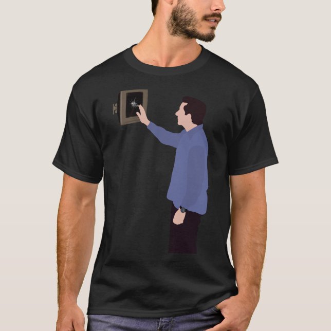 Michael Scott and His $ 200 Plasma Screen TV. Clas T-Shirt (Front)