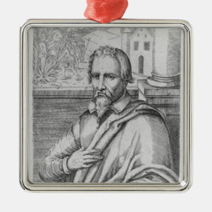 Michael Servetus Metal Ornament