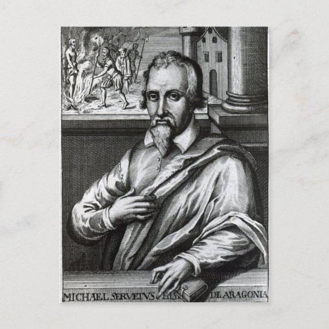 Michael Servetus Postcard (Front)