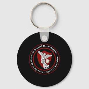 Michael The Archangel Help Me Against Alzheimerhei Key Ring