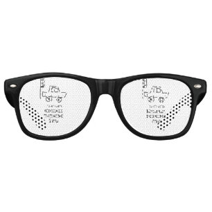 Michael turning two birthday toy car traffic light retro sunglasses