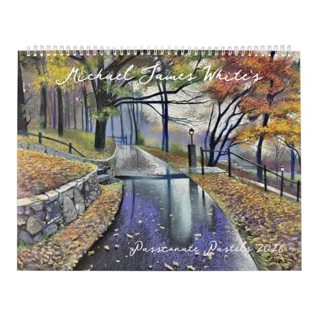 Michael White's Passionate Pastels Calendar 2026 (Cover)