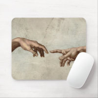 Michaelangelo hands creation adam god