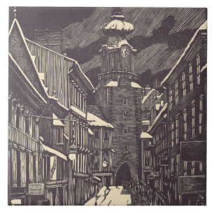 Michael's Gate in Bratislava, Slovakia Ceramic Tile