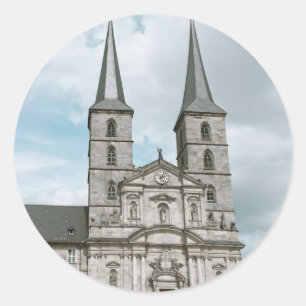 Michaelsberg Abbey in Bamberg Classic Round Sticker