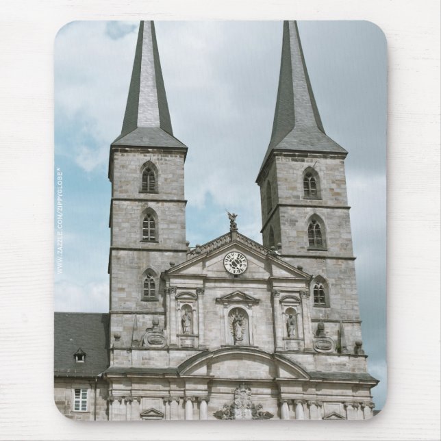 Michaelsberg Abbey in Bamberg Mouse Pad (Front)
