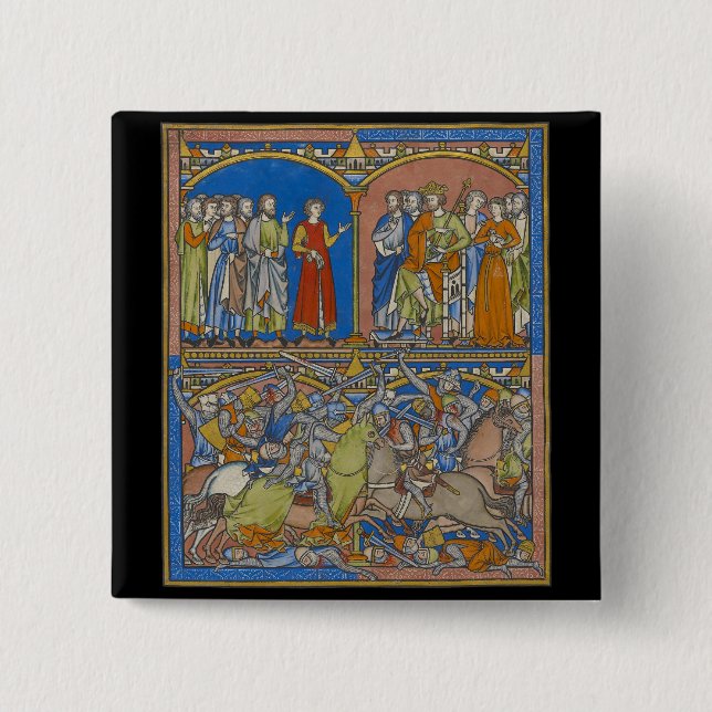 Michal's Dowry, A Bloody Struggle 15 Cm Square Badge (Front)