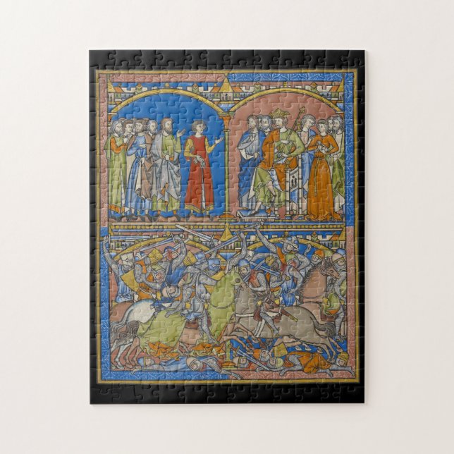Michal's Dowry, A Bloody Struggle Jigsaw Puzzle (Vertical)