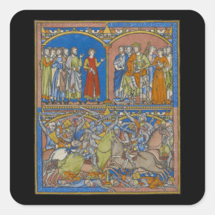 Michal's Dowry, A Bloody Struggle Square Sticker