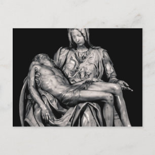 Michealangelo Masterpiece La Pieta Sculpture Postcard