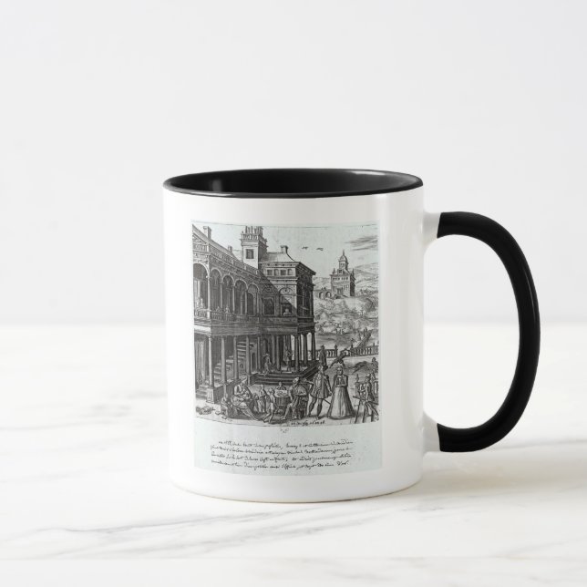 Michel de Nostradame  being consulted Mug (Right)