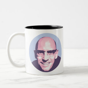 Michel Foucault Two-Tone Coffee Mug
