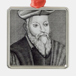 Michel Nostradamus Metal Tree Decoration