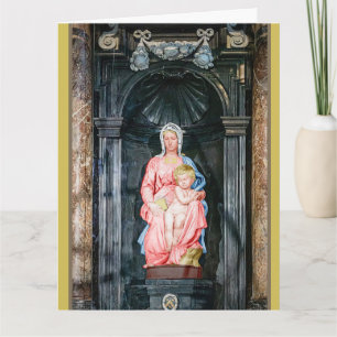 Michelangelo 1504 Madonna of Bruges Christmas  Card