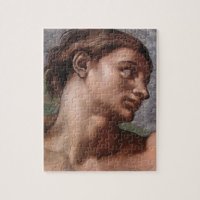 Michelangelo Creation Adam God Art Jigsaw Puzzle (Vertical)