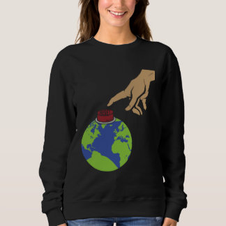 MichelAngelo  Creation of Adam Earth with reset bu Sweatshirt