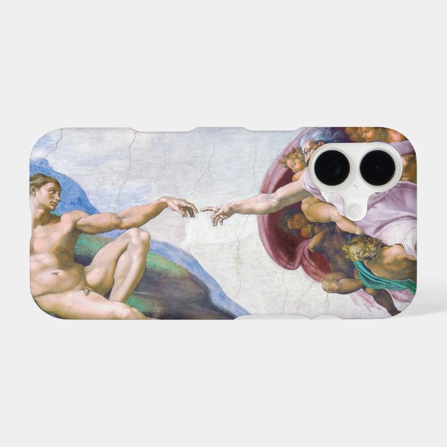 Michelangelo - Creation of Adam Isolated (Back (Horizontal))