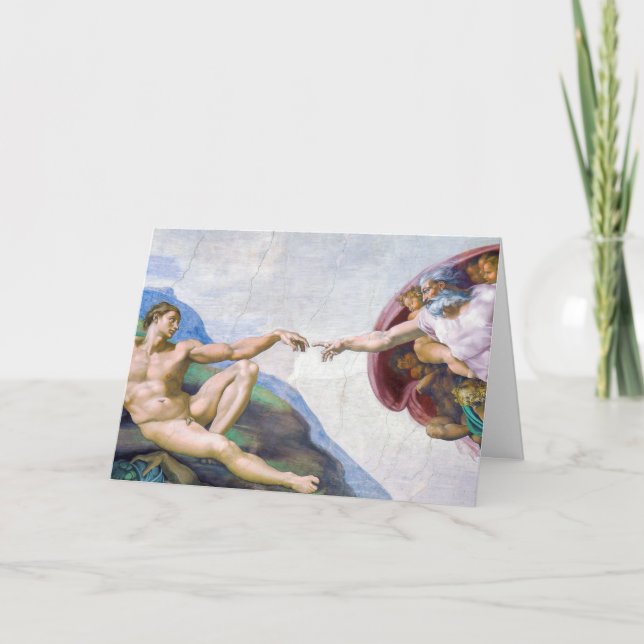 Michelangelo - Creation of Adam Isolated Card (Front)