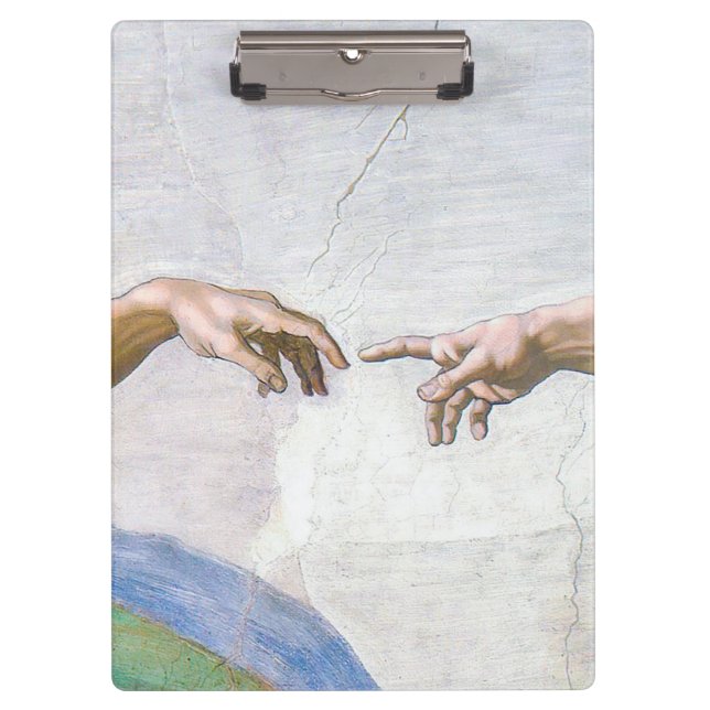 Michelangelo - Creation of Adam Isolated Clipboard (Front)