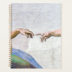 Michelangelo - Creation of Adam Isolated Planner