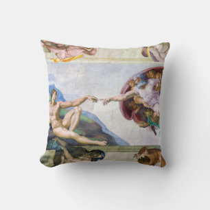 Michelangelo - Creation of Adam, Sistine Chapel's Cushion
