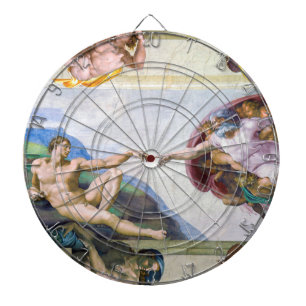 Michelangelo - Creation of Adam, Sistine Chapel's Dartboard
