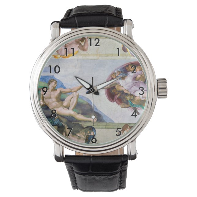 Michelangelo - Creation of Adam, Sistine Chapel's Watch (Front)
