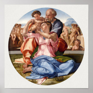 Michelangelo -Doni Tondo Poster