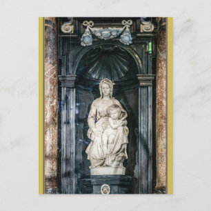 Michelangelo Madonna of Bruges Postcard