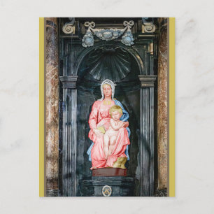 Michelangelo Madonna of Bruges Postcard