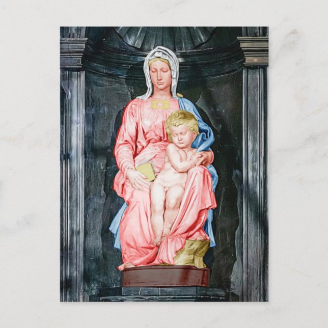 Michelangelo Madonna of Bruges Postcard (Front)