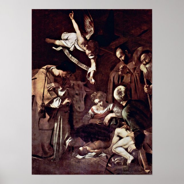Michelangelo Merisi da Caravaggio - Nativity Poster (Front)